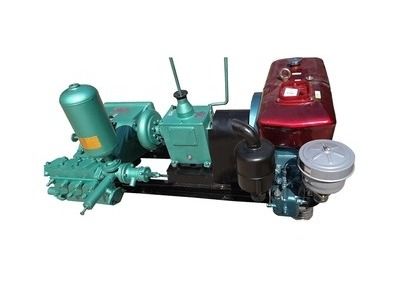Bomba de barro hidráulica BW250 de tres cilindros con succión de lodo y motor diesel