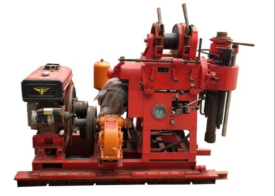 Aparejo de taladro geológico de la base de los ferrocarriles los 70m de la exploración del motor