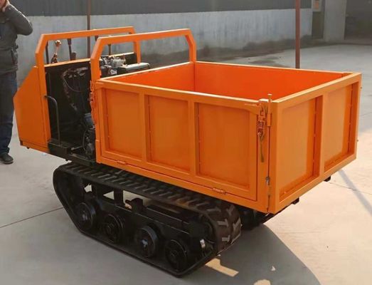 Durable transportador de orugas Track Transporter con orugas de goma modelo 400 90 54 y distancia entre ejes de 1932 mm para tareas de transporte todoterreno