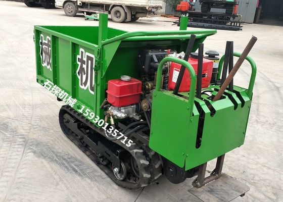 correa eslabonada de goma de la pista de la eficacia alta 0.8T todo el transportador del terreno para la correa eslabonada Mini Dumper
