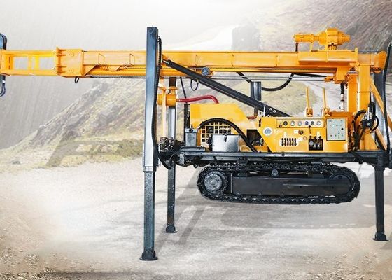 máquina del taladro de la correa eslabonada de 70kw los 260m para el agua del proyecto de las montañas