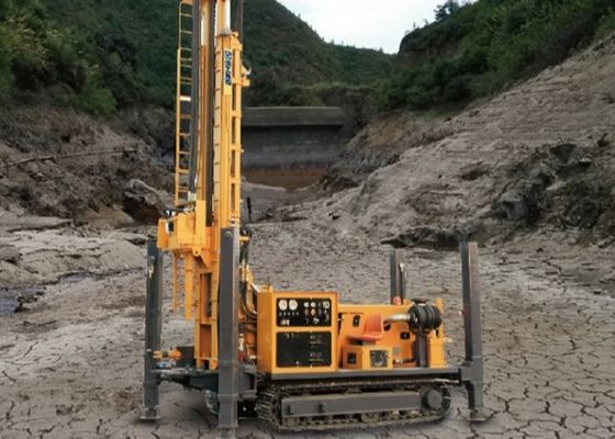 Profundidad de perforación plataforma de perforación rotatoria neumática de la correa eslabonada de 400 metros