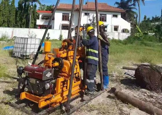 plataforma de perforación portátil rotatoria del pozo de agua del agujero del diámetro interior de la profundidad del 100m
