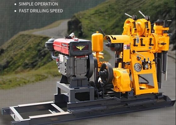 Pequeña plataforma de perforación del pozo de agua de la perforación diesel portátil 15KW
