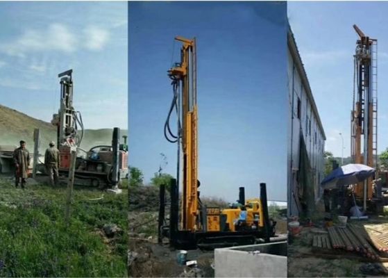 Los 400 metros multifuncionales riegan el pozo que perfora a Rig Hydraulic Crawler Mounted