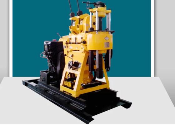Pequeña perforadora geológica portátil de la perforación de motor diesel