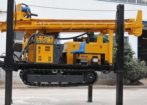 Plataforma de perforación de pozos de agua subterránea profunda con motor diesel Máquina de perforación neumática grande de 350 metros