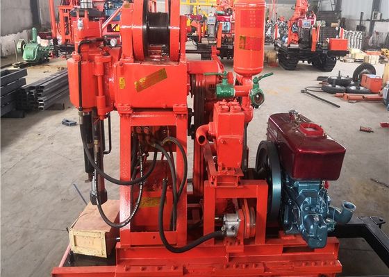 Perforación geológica hidráulica Rig Machine XY-1A 150 metros profundamente