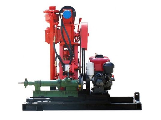 Máquina diesel de Borewell del agua de la base hidráulica ligera