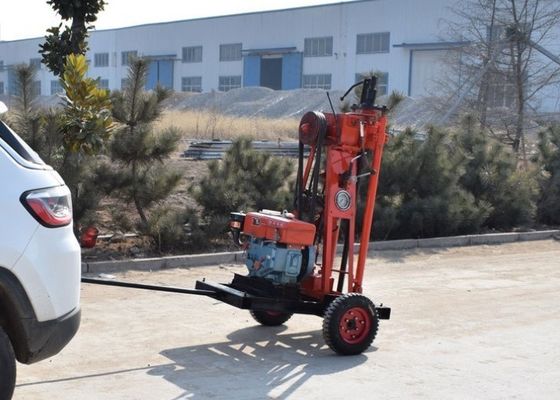 Pequeña plataforma de perforación bien portátil modificada para requisitos particulares hidráulica 50meters