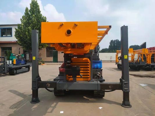 Plataforma de perforación montada camión accionado por el motor diesel del pozo de agua de la perforación los 400m