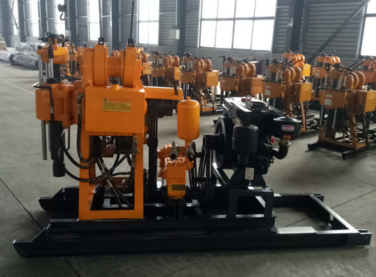 Perforación hidráulica taladro Rig Equipment de base de 200 metros