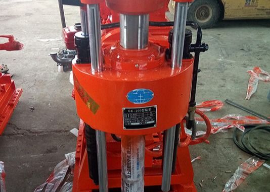 GK200 Máquina de perforación portátil hidráulica de prueba de suelo de 380 V para la fabricación de núcleos de ingeniería