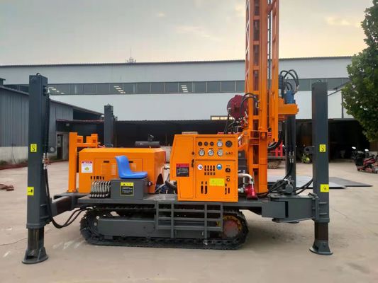 Aparejo de taladro montado correa eslabonada hidráulica llena 1.25mpa de los 350m