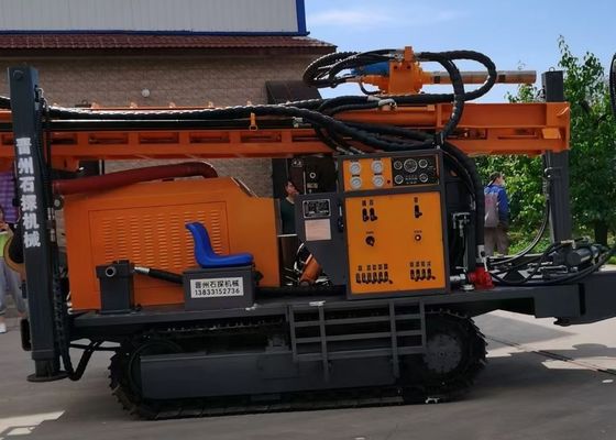 El St 450 mide el taladro montado correa eslabonada profunda Rig Large para el pozo de agua