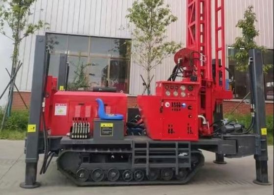 La correa eslabonada montó la plataforma de perforación de Dth del motor diesel del 180m