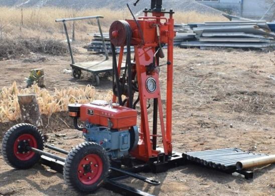 12 meses de la garantía de la ingeniería de plataforma de perforación 50 metros de luz de la profundidad portátil