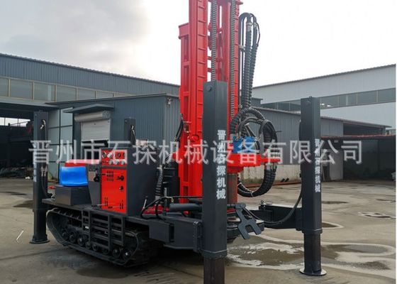 Máquina de perforación de pozos neumático con motor diesel