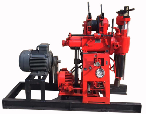 Máquina de perforación geológica amarilla de 100 mm con bomba de barro BW 160