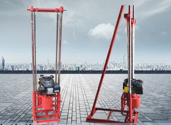 Pequeño taladro portátil Rig Pneumatic Driven de la muestra del suelo de la profundidad de los 30m