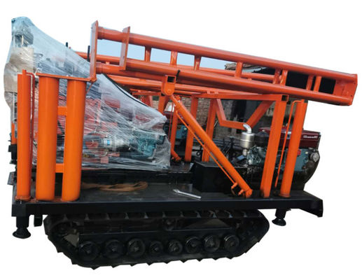 El taladro montado correa eslabonada de base Rig Spt 150 de la muestra fácil del movimiento mide la profundidad portátil