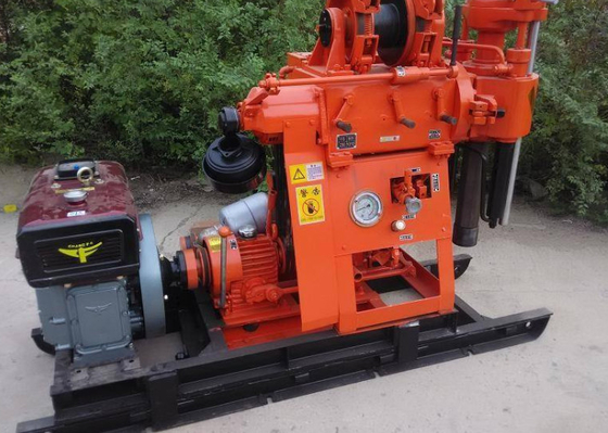 Gk 200 máquina de perforación geológica de pozos de agua con bomba de barro BW 160