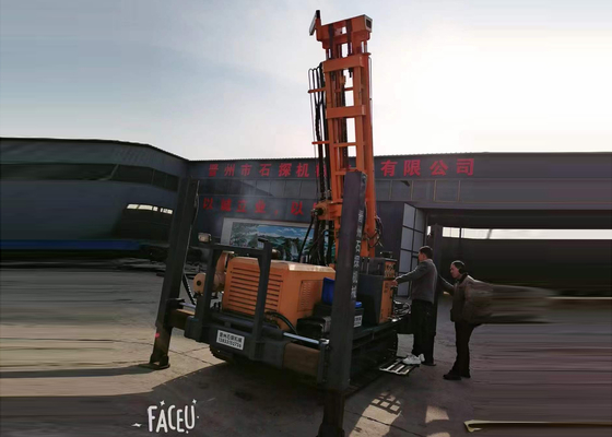 Pozo de agua grande de la correa eslabonada St-200 que perfora el compresor de Rig Pneumatic With Kaishan Air