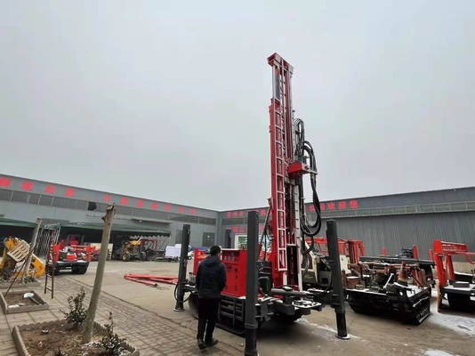 perforación neumática profunda St180 Rig Crawler Type Small Hydraulic del 180m para el pozo de agua