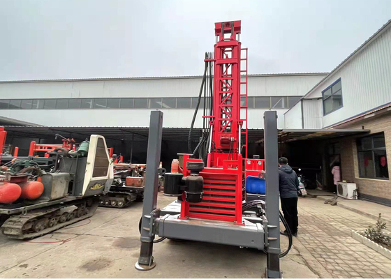 perforación profunda de los 200m que perfora a Rig Pneumatic Tractor Mounted Dth