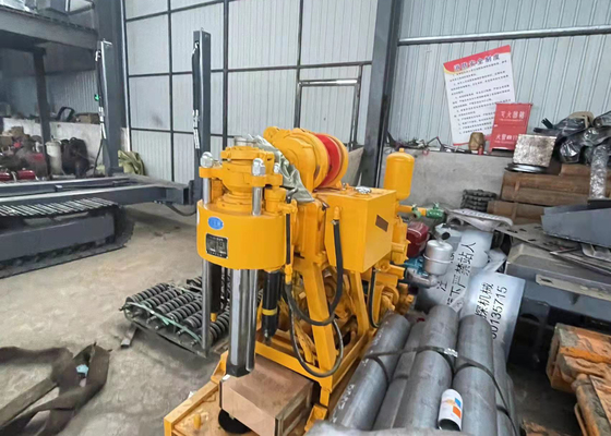 Irrigación de la explotación minera de 200 M Engineering Drilling Rig With Crawler Chassis In