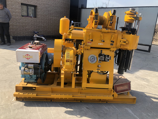 Máquina de perforación de exploración de 100 metros con motor diésel BW 160