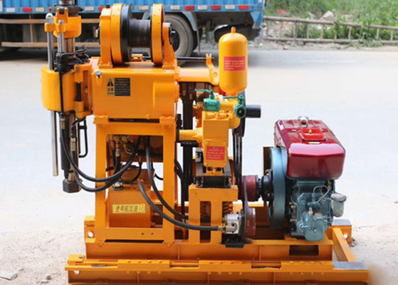22 HP equipo de perforación de ingeniería portátil con profundidad de 180 metros