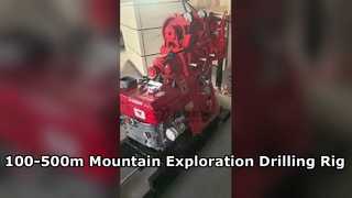 Plataforma de perforación de exploración de montaña de 100-500 m