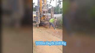 Plataforma de perforación de pozos de agua de 1000 m de profundidad extrema