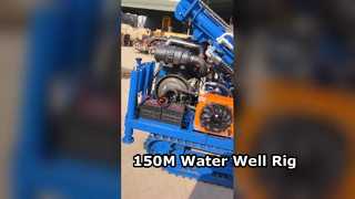 Plataforma de perforación de pozos de agua ST 150 150M de profundidad