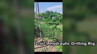 Plataforma de perforación hidráulica 2 en 1 | Perforación de pozos de agua y exploración de núcleos geológicos