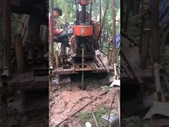 Oem Gk 200 Ingeniería de perforación de la plataforma de perforación del núcleo de exploración de pozos de agua