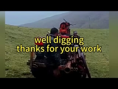 Máquina perforadora de núcleos de suelo duradera con chasis de orugas todoterreno