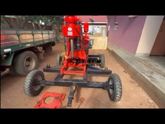 Perforación de pozos de agua de 100-150 metros Máquina de perforación de pozos de agua Oem Perforación de aguas poco profundas hidráulica portátil