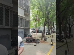 200 metros de prueba de suelo máquina de perforación de ruedas o de rastreo montado portátil