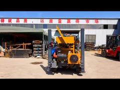 Estación de perforación geotérmica neumática con perforación de agua montada ST180