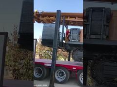 1000m Crawler Hidráulica de agua con pozo de perforación Rig 6 cilindros motor diesel