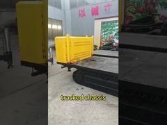 Perforadora minera montada tren de rodaje de orugas de acero multiusos para usted