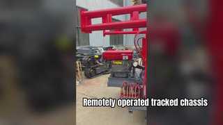 Chasis con orugas operado remotamente