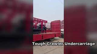 Tren de rodaje sobre orugas de caucho de alta resistencia