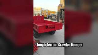 Transportador de orugas de toneladas para terrenos difíciles