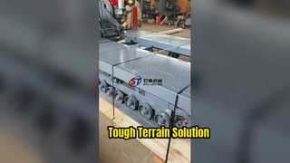 Tren de rodaje sobre orugas de 3 MT Fácil transporte