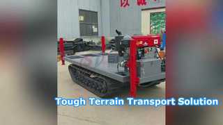 Tren de rodaje sobre orugas de fácil transporte MT